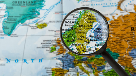 sweden map