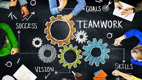teamwork ideas concept