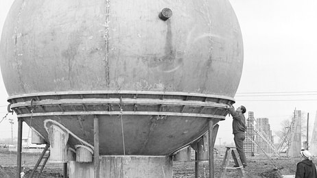the original large bubble chamber neutrino detector at fermilab