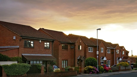 Uk houses street united kingdom