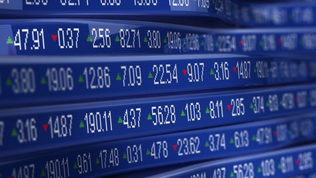US computer generated stock trading ticker copyright herr bullermann