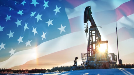 US oil flag copyright chirkov