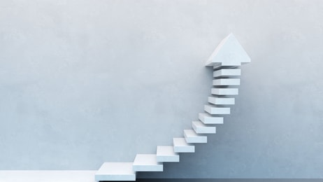 upward trend concept