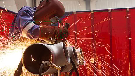 Welding sparks