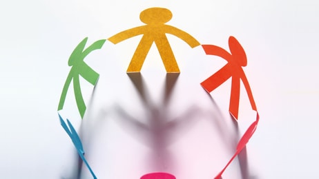 working together