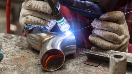 Argon gas plasma welding