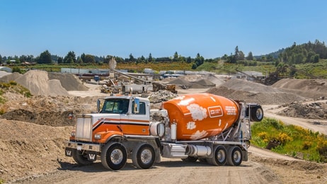 CarbonCure Truck in Field