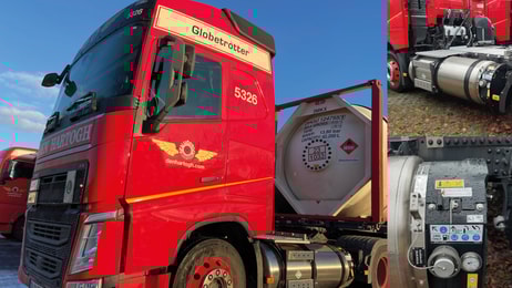 Den Hartogh LNG powered truck