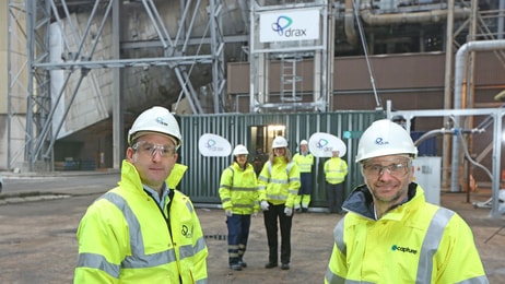 Drax Carbon capture project Europe