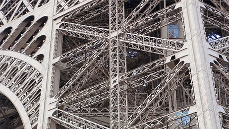 Eiffel tower steel