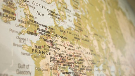 European map photo edit