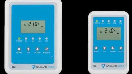 GasLab oxygen alarm