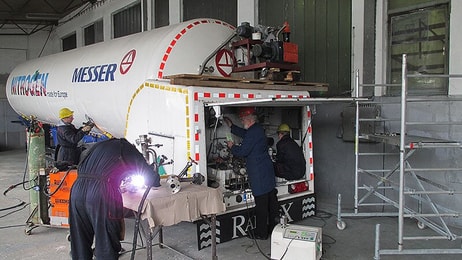 Kryooprema tank refurbishment