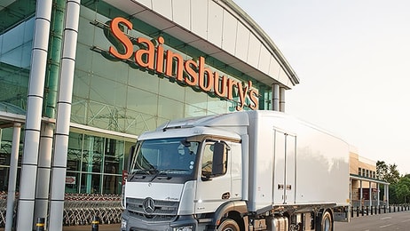 Sainsbury nitrogen truck