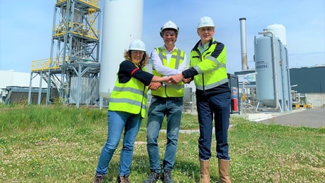 Shell, Nordsol and Renewi celebrate the millionth kg of bio-LNG