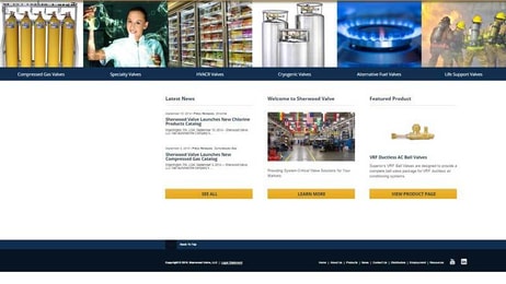 sherwood valve website
