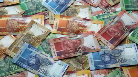 South african rand currency money finance financial