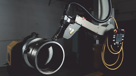 Spool welding robot noir