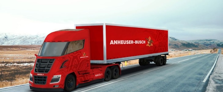 Anheuser-Busch places order for 800 hydrogen-electric powered trucks