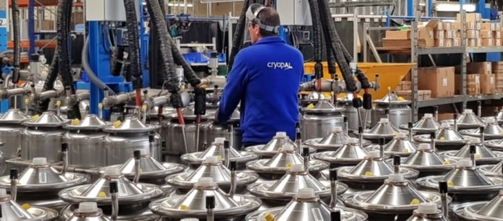 Coronavirus: CryopAL triples medical oxygen vessel production