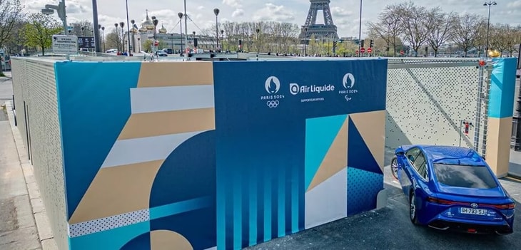 Air Liquide’s Place de l’Alma hydrogen station gets Olympic ready