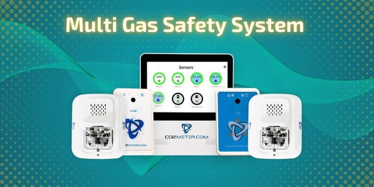 CO2Meter expands multi gas safety system line