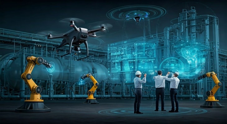 How drones, robotics and VR are changing industrial gases