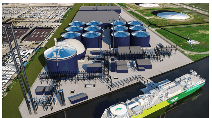 Titan to build ‘largest’ bio-LNG plant at Port of Amsterdam