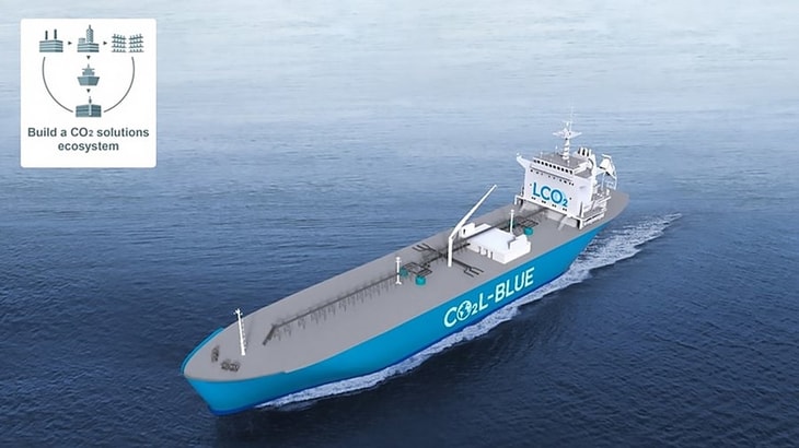 Mitsubishi Shipbuilding and TotalEnergies study liquefied CO2 carrier