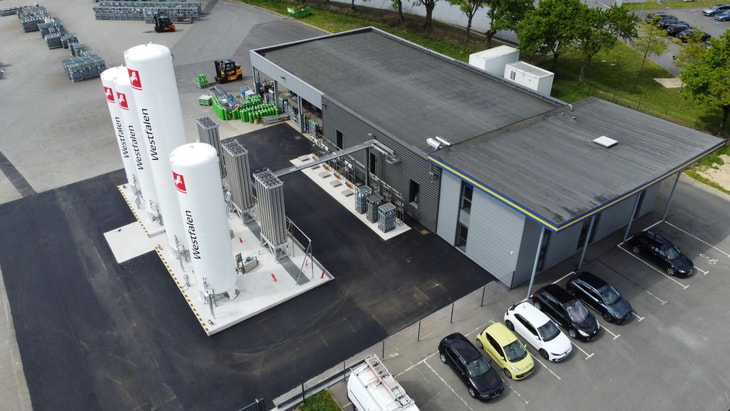 Westfalen launches new industrial gases filling plant in France