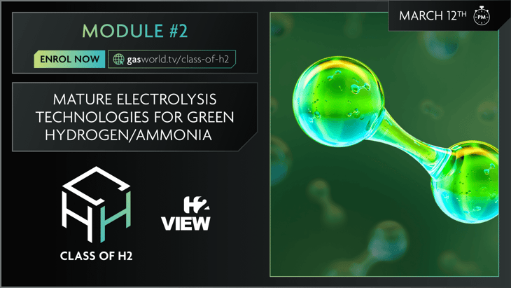Class of H2, Module 8 – Mature electrolysis technologies