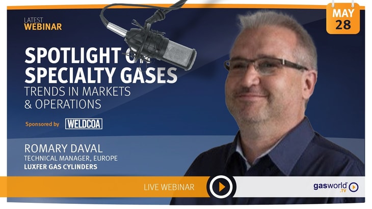 Spotlight on Specialty Gases: Luxfer discusses aluminium cylinder cleaning with gasworld TV