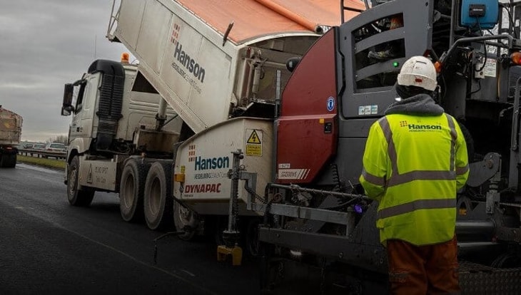 Hanson trials carbon-absorbing asphalt in UK