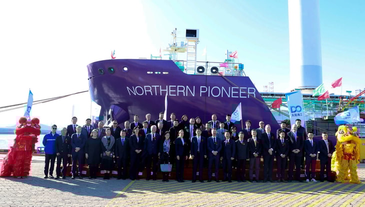 Northern Lights CCS: First CO2 transport fleet ship ready for delivery