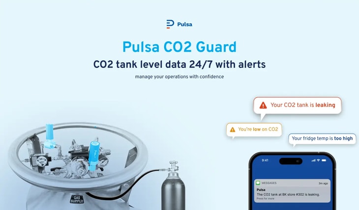 Pulsa CO2 Guard wins Best in Restaurant Tech 2024 award