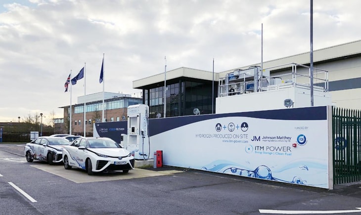 ITM Power opens 7th H2 station today at Johnson Matthey’s Swindon site