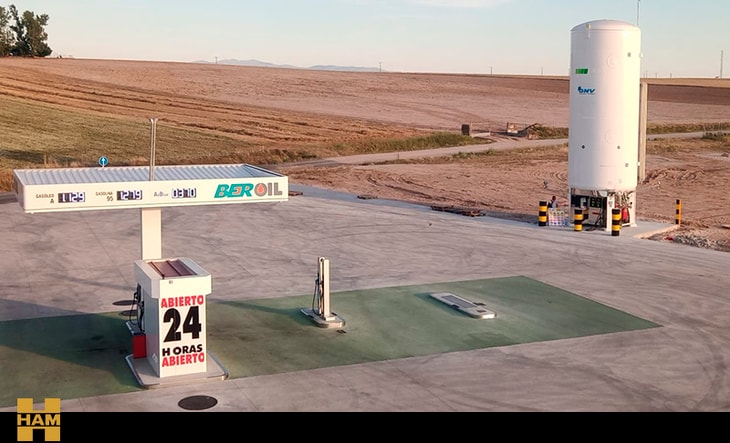New HAM 24-hour LNG station in Segovia opens