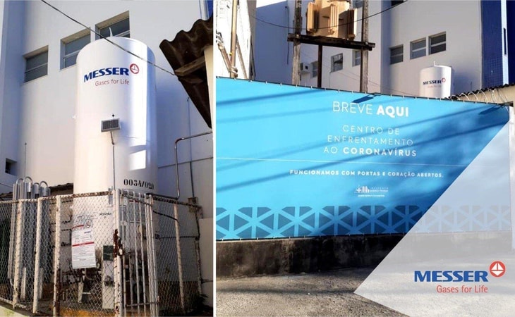 Messer supplies Hospital Mário Penna with medical gases