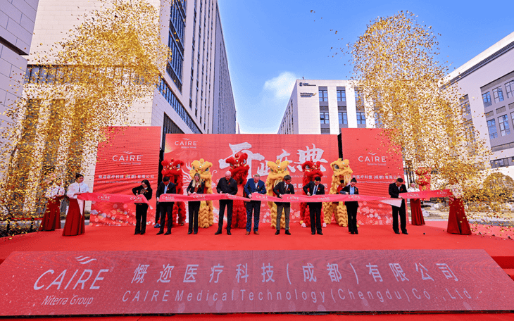 CAIRE opens new medical technology site in Chengdu, China