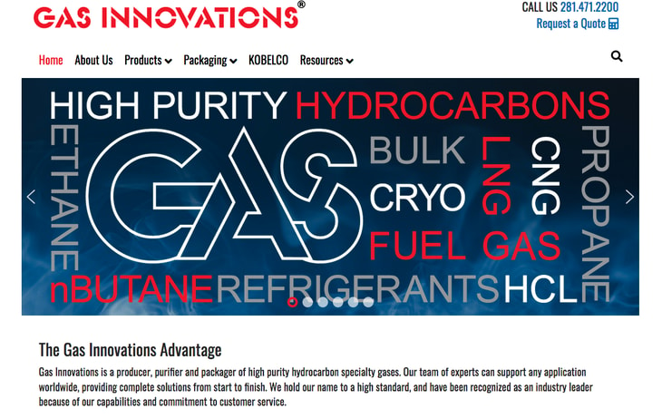 Gas Innovations unveils new website