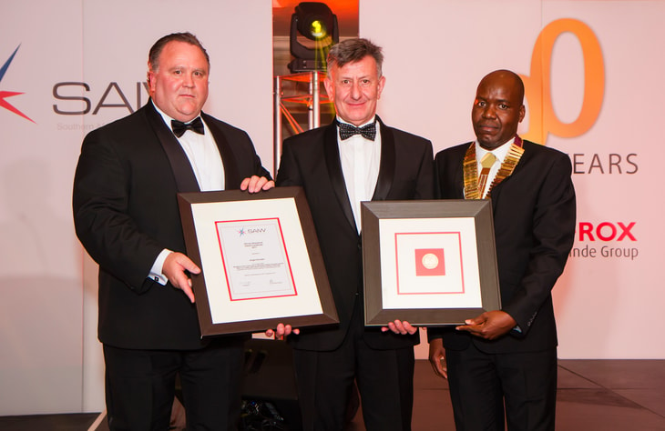 Afrox presents Harvey Shacklock Gold Medal Award in honour of founding CEO