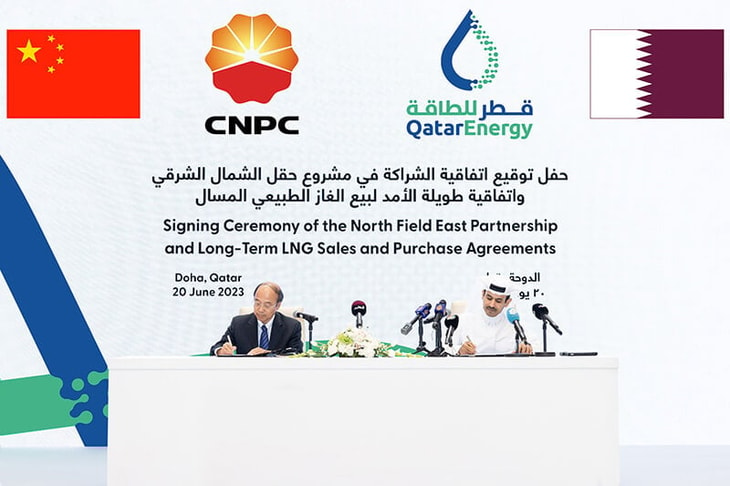 Qatar signs long-term LNG supply deal with China