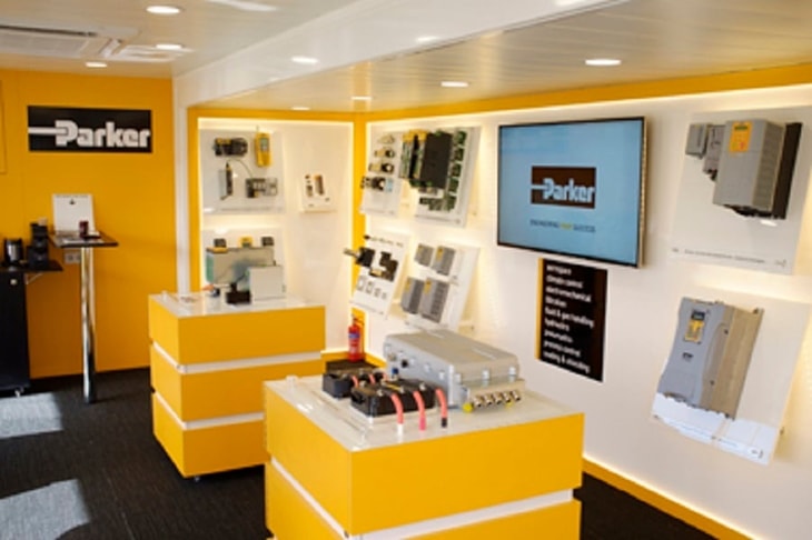 Exhibition vehicle promotes Parker Hannifin’s products