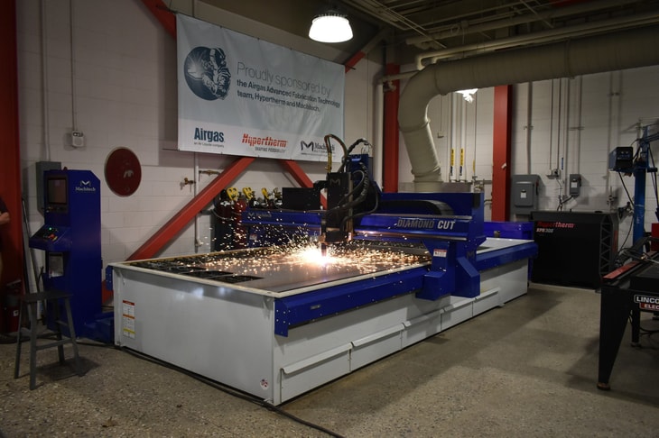 Collaborative partnership led by Airgas donates welding technology