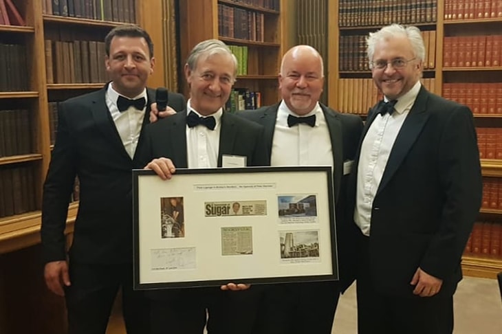 Peter Dearman celebrated at Royal Society dinner