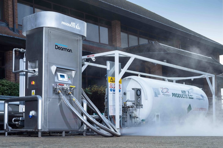 Dearman unveils new liquid nitrogen refueller with Air Products