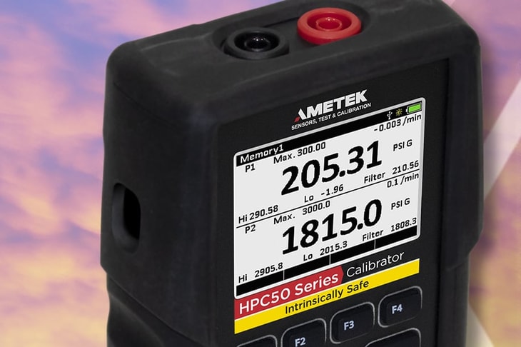 AMETEK introduces handheld pressure calibrator for oil and gas