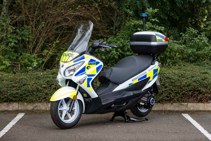 The Metropolitan Police Service test hydrogen powered scooters in groundbreaking trial