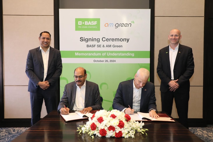 BASF and AM Green sign MOU for green ammonia offtake