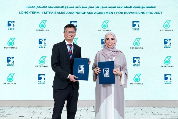 ADNOC and Petronas sign 15-Year LNG deal for Ruwais Project